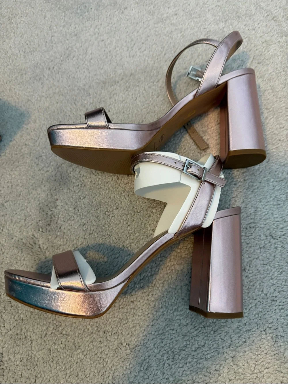 NWT Mix No.6 9.5 rose gold platform sandals